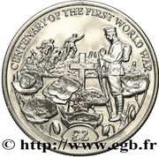 2 Pound - Elizabeth II Tomb of the Unknown Soldier, United Kingdom, 2018 reverse image