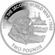2 Pounds - Elizabeth II The Sailor, United Kingdom, 2019 reverse image