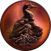 2 Pounds - Elizabeth II Red-footed booby; Titanium, United Kingdom, 2019 reverse image