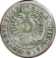 1 Kreuzer - Leopold I Brieg, Bohemia, 1694-1704 reverse image