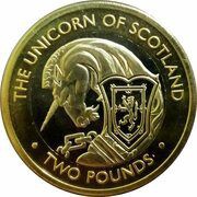 2 Pounds - Elizabeth II The Unicorn of Scotland, United Kingdom, 2021 reverse image