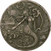 4 Pounds - Elizabeth II The Siren, United Kingdom, 2018 reverse image