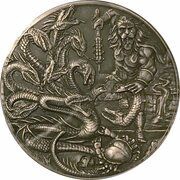 4 Pounds - Elizabeth II The Hydra, United Kingdom, 2018 reverse image