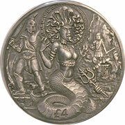 4 Pounds - Elizabeth II Medusa, United Kingdom, 2018 reverse image