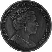 4 Pounds - Elizabeth II The Hydra; Coloured obverse image