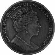 4 Pounds - Elizabeth II The Minotaur; Coloured obverse image