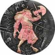 4 Pounds - Elizabeth II The Minotaur; Coloured, United Kingdom, 2018 reverse image