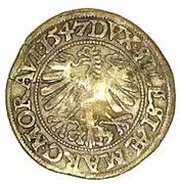 1 Groschen - Ferdinand I Breslau, Bohemia, 1546-1548 reverse image