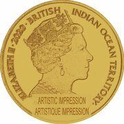 1 Royal - Elizabeth II Sea turtle; Gold bullion obverse image