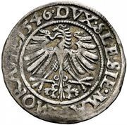 3 Kreuzers - Ferdinand I Breslau, Bohemia, 1546-1548 reverse image