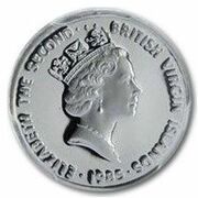 1 Cent - Elizabeth II Hawksbill Turtle; Silver Proof obverse image