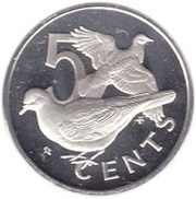 5 Cents - Elizabeth II Silver Jubilee reverse image