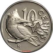 10 Cents - Elizabeth II 2nd portrait; Set Issue, United Kingdom, 1973-1984 reverse image