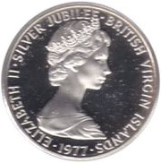 10 Cents - Elizabeth II Silver Jubilee obverse image