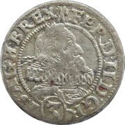 3 Kreuzers - Ferdinand II Breslau obverse image