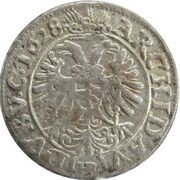 3 Kreuzers - Ferdinand II Breslau, Bohemia, 1617-1637 reverse image