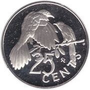 25 Cents - Elizabeth II Silver Jubilee reverse image