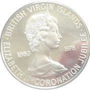 25 Cents - Elizabeth II Coronation Jubilee obverse image