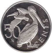 50 Cents - Elizabeth II Silver Jubilee, United Kingdom, 1977 reverse image