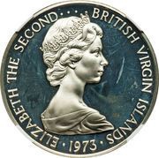 1 Dollar - Elizabeth II 2nd portrait; Silver Proof Issue obverse image