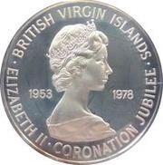1 Dollar - Elizabeth II Coronation Jubilee obverse image