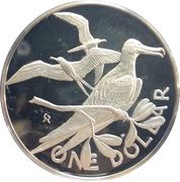 1 Dollar - Elizabeth II Coronation Jubilee, United Kingdom, 1978 reverse image