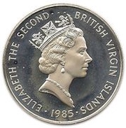 1 Dollar - Elizabeth II Butterfly Fish; Silver Proof obverse image