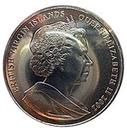 1 Dollar - Elizabeth II Golden Jubilee - On Horse obverse image