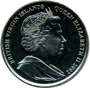 1 Dollar - Elizabeth II Golden Jubilee - On Throne obverse image