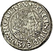 3 Kreuzers - Ferdinand III Glatz obverse image