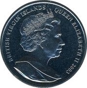 1 Dollar - Elizabeth II The Funeral Of Elizabeth I obverse image