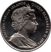 1 Dollar - Elizabeth II Golden Jubilee - Gothic Ship obverse image