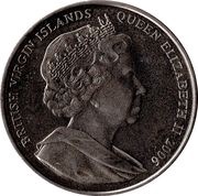 1 Dollar - Elizabeth II Elizabeth II and Philip on their thrones obverse image