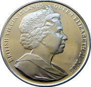 1 Dollar - Elizabeth II Queen on Aircraft Steps obverse image
