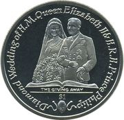 1 Dollar - Elizabeth II The Giving Away, United Kingdom, 2007 reverse image