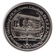 1 Dollar - Elizabeth II The Glass Coach, United Kingdom, 2007 reverse image