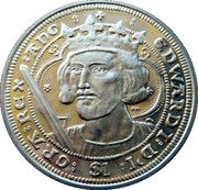 1 Dollar - Elizabeth II King Edward I, United Kingdom, 2007 reverse image
