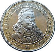1 Dollar - Elizabeth II King Charles I, United Kingdom, 2008 reverse image