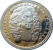 1 Dollar - Elizabeth II King Charles II, United Kingdom, 2008 reverse image