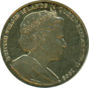 1 Dollar - Elizabeth II Queen Elizabeth I - Between Pillars obverse image