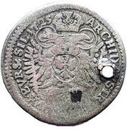 3 Kreuzers - Charles VI Breslau, Bohemia, 1716-1729 reverse image