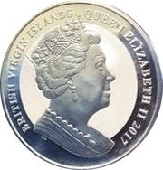 1 Dollar - Elizabeth II 4th Portrait; Pegasus - 2017 Reverse Proof Silver Bullion obverse image