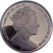 1 Dollar - Elizabeth II Sapphire Coronation; Gold Plated obverse image