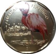 1 Dollar - Elizabeth II American Flamingo, United Kingdom, 2019 reverse image