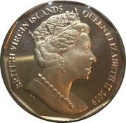 1 Dollar - Elizabeth II Chilean Flamingo obverse image