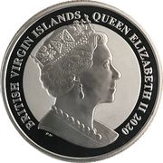 1 Dollar - Elizabeth II Mayflower, 1oz Reverse Frosted Silver Bullion obverse image