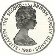 5 Dollars - Elizabeth II Great Blue Heron; Silver Proof obverse image