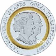 5 Dollars - Elizabeth II Diamond Wedding obverse image