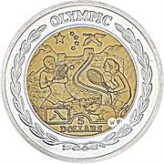 5 Dollars - Elizabeth II Olympics, Asia reverse image