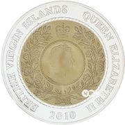5 Dollars - Elizabeth II Hans Christian Andersen; Bimetallic obverse image